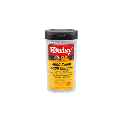Ivpet5805 Daisy .177 Cal 4.5mm Zinc BBs – 4000ct Silver Steel, CO2 Air Gun Ammo