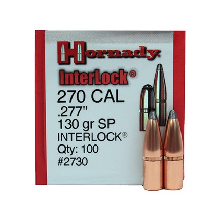 P 270 130gr Hornady Interlock Sp (100) - Leisure & Adventure