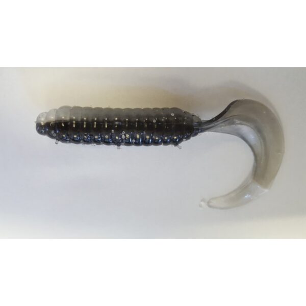 Venom Piggy Grub 5" Black Shad