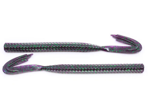 Blazin Worm 6.5" Junebug (8 Pc)