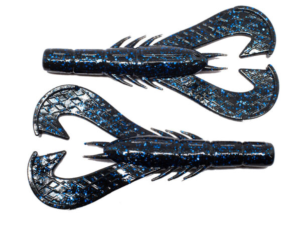 Krackin Craw 3" Black Blue Flake (10 Pc)