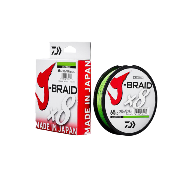 Line Daiwa J-Braid X8 40lb .32mm Chart