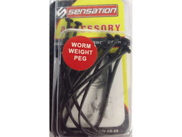 Weight Insert Worm Rubber Peg 15p/P