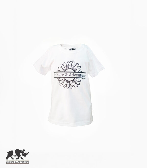 L&A Kids Daisy R-Neck T-Shirt White