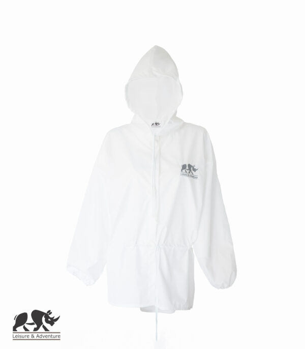 L&A Ladies Rain Coat White
