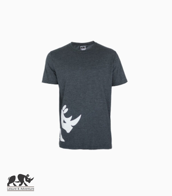 L&A Half Rhino Mens Navy Melange T-Shirt