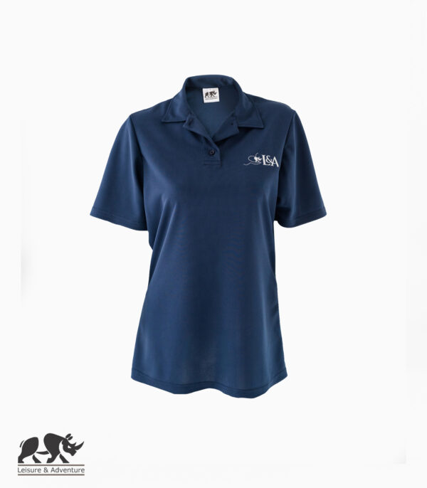 L&A Ladies Standard Golf Shirt Navy
