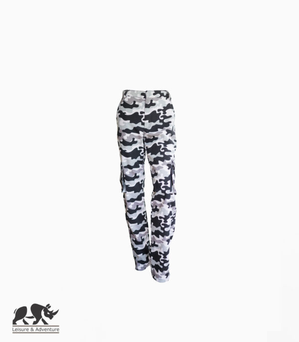 L&A Ladies Tactical Woven Pants Non stretch White Camo