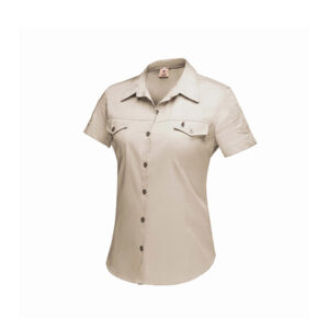 LADIES BOERBOEL S/S KALAHARI SHIRT STONE