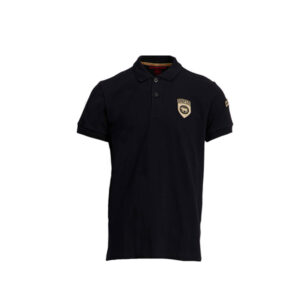SNIPER SHIELD BLACK GOLFER SHIRT
