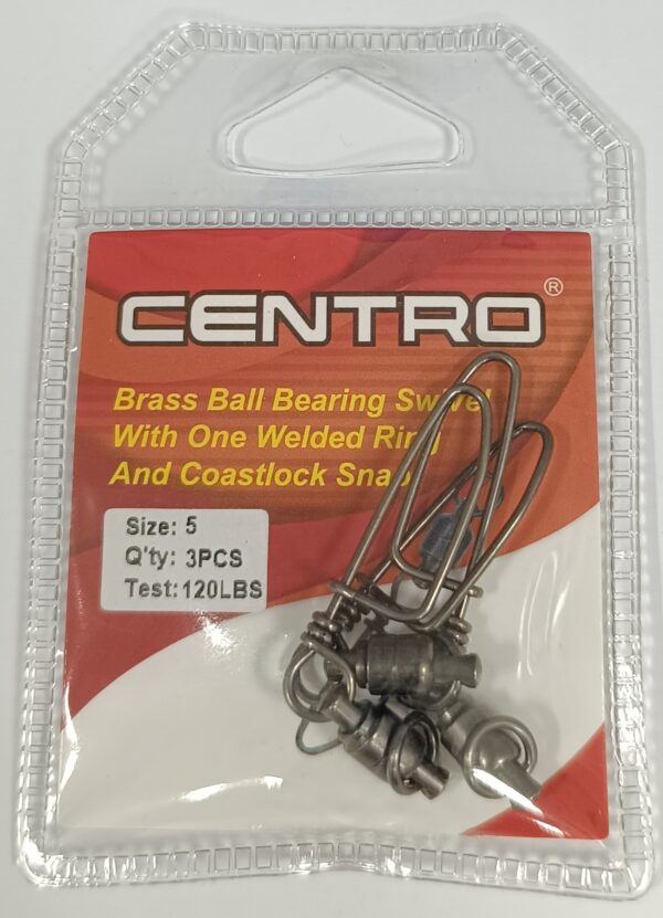 Swivel Brass B/Bearing #5 120lb 4pc 1welded/R+c/Ls