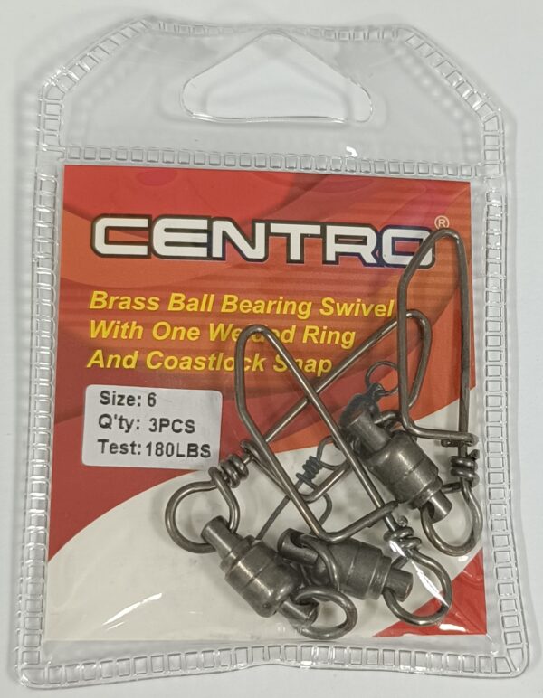 Swivel Brass B/Bearing #6 180lb 4pc 1welded/R+c/Ls