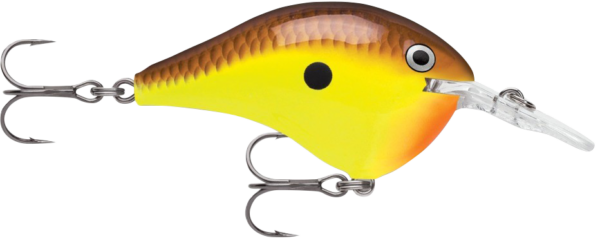 Lures Dt08ctb Dive To Series #8 Chartreuse Brown