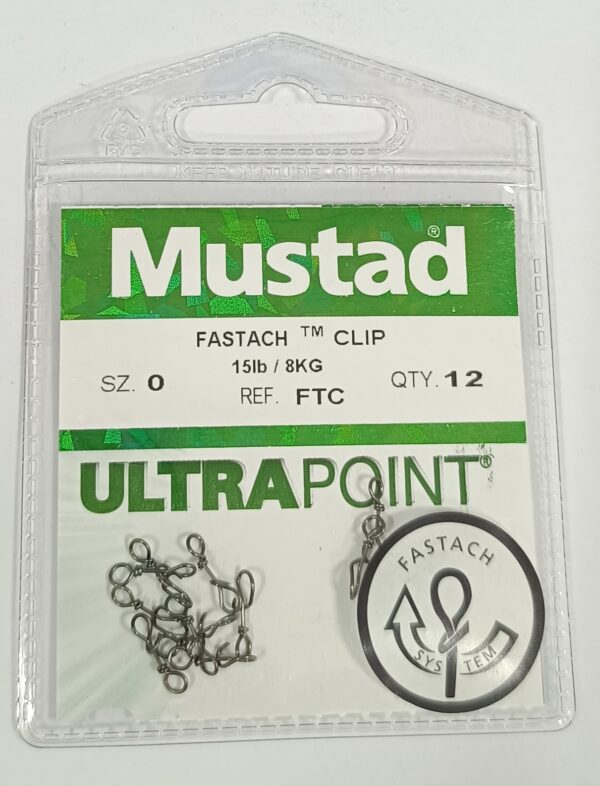 Swivel Mustad Fastach Clip Ftc 0 U12