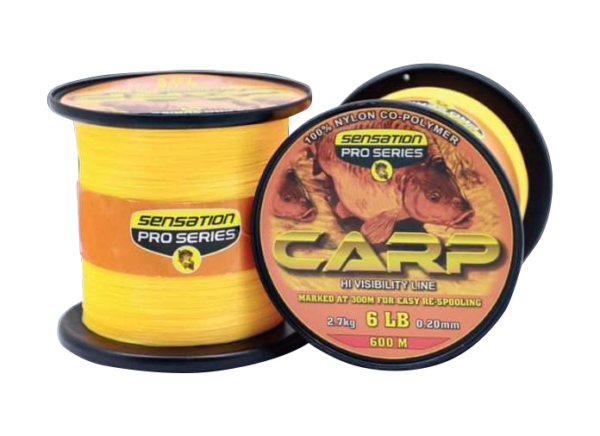 Line Sen Carp P/Series 6lb 0.20mm 600m Yel