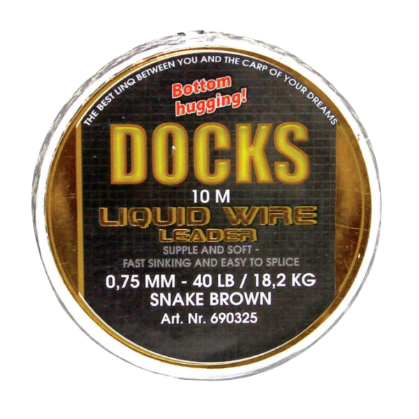 Line Docks Liquid Wire 40lb Snke/Bro