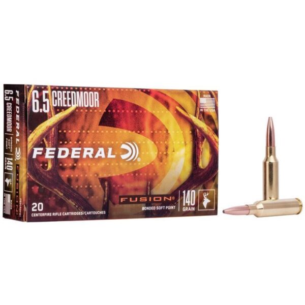 Ammo 6.5 Creedmoor 140gr Federal Fusion (20)