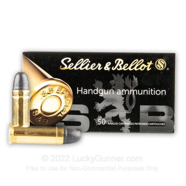 AMMO 38SPL 158GR S&B LRN (50)