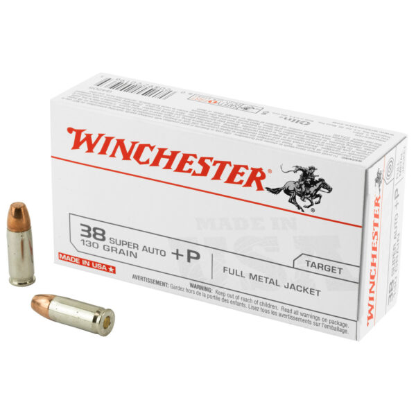 Ammo 38 Super Auto 130gr Win Fmj (50)