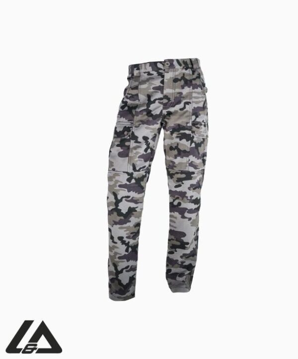 MENS CASUAL TACTICAL PANTS GREY CAMO