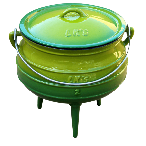 146/1 – LK’s Pot Green Enamel (3-Leg) No. 2