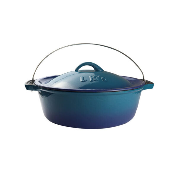147/21 – LK’s Bake Pot Blue Enamel No. 12