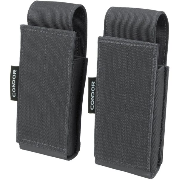 Condor QD Pistol Mag Pouches Black - 2 Pcs Per Pack