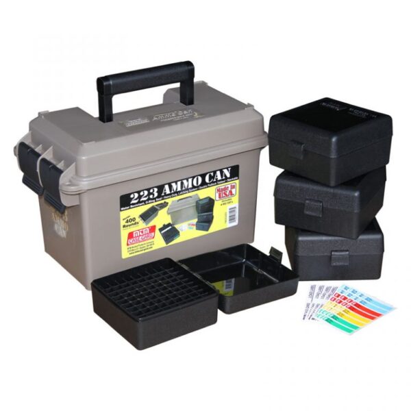 MTM 223 Ammo Can For 400 Rd (Includes 4)