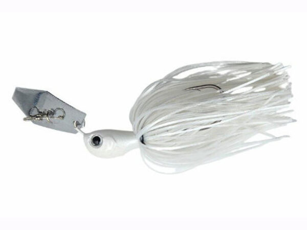 LURES REACTION BLADED JIG WHITE SPEC 1/2OZ