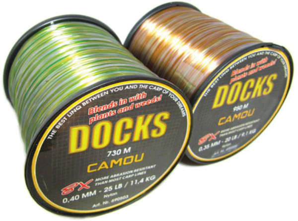 Line Docks Camou Green 25mm 1/4 10lb