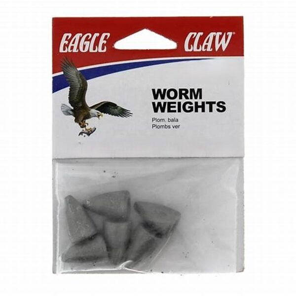 Weight Worm Lead 3/8oz E-Claw 6pp