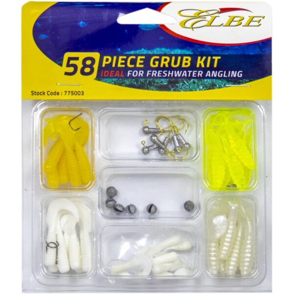 Fishing Combo Start Kit Grub 58pce